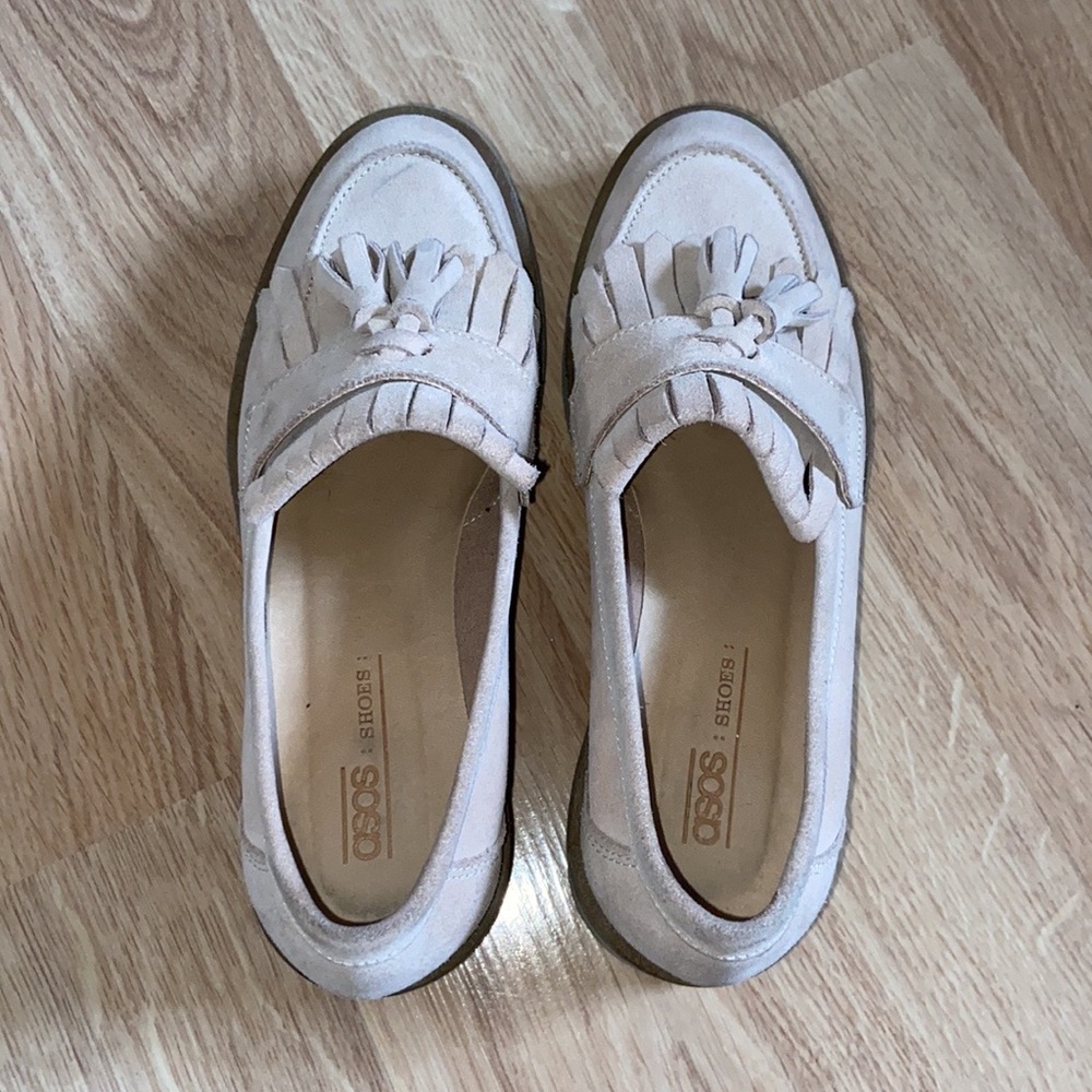 ASOS Pink Platform Loafers - Picture 6 of 9